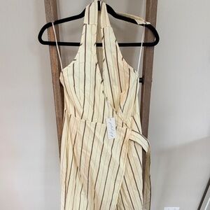 Petal & Pup Striped Wrap Dress